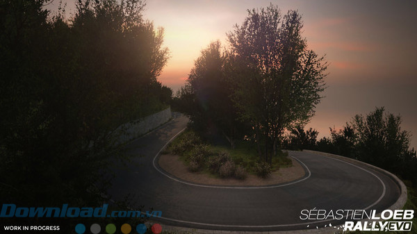 Đường đua quanh co trong Sébastien Loeb Rally EVO Đường đua quanh co trong Sébastien Loeb Rally EVO