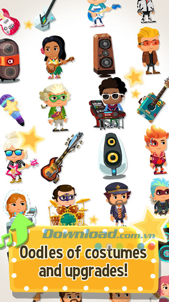Giao diện chơi Beat Bop trên Android