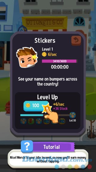 Lên cấp cho nhân vật Lên cấp cho nhân vật