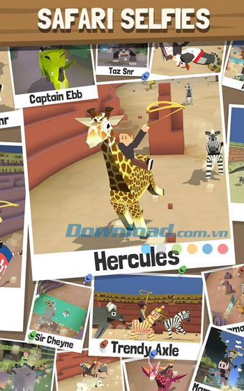 Tính năng trong game Rodeo Stampede trên Android