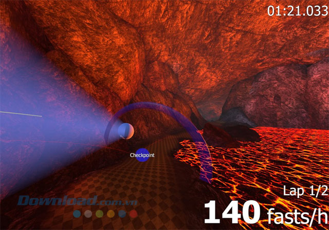 Đua xe tìm kiếm các điểm checkpoint trong game Sanicball Đua xe tìm kiếm các điểm checkpoint trong game Sanicball