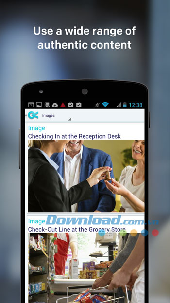 Tính năng của ứng dụng Voxy trên Android