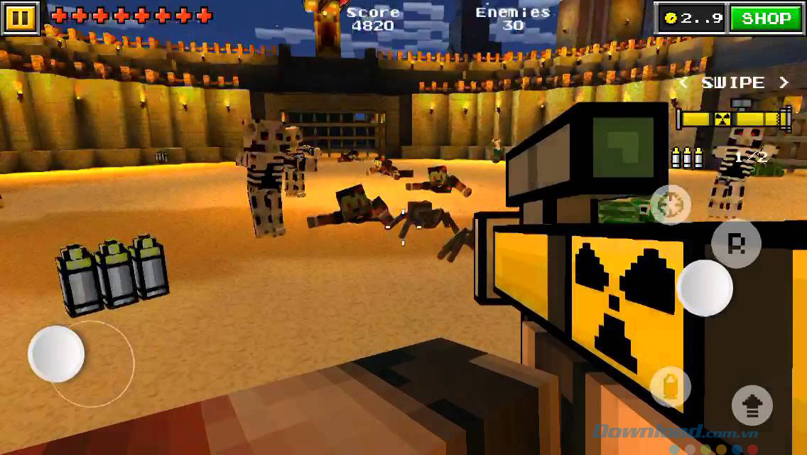 Game bắn súng diệt quái Pixel Gun 3D