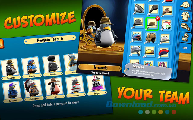 Giao diện chơi game Adventure Beaks trên Android