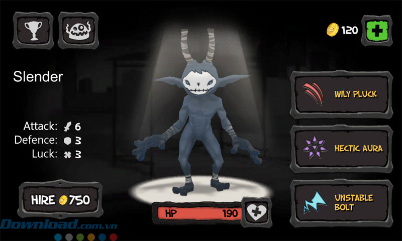 Thông số của quái