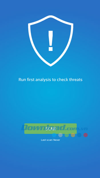 Giao diện sử dụng của ứng dụng Noah Antivirus
