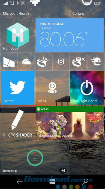 Hiển thị Live Tile