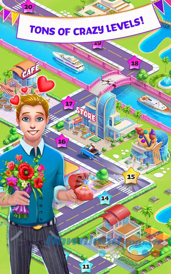 Mở khóa nhiều cấp độ chơi trong game 
