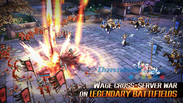 Tham trận trên các chiến trường Kingdom Warriors huyền thoại