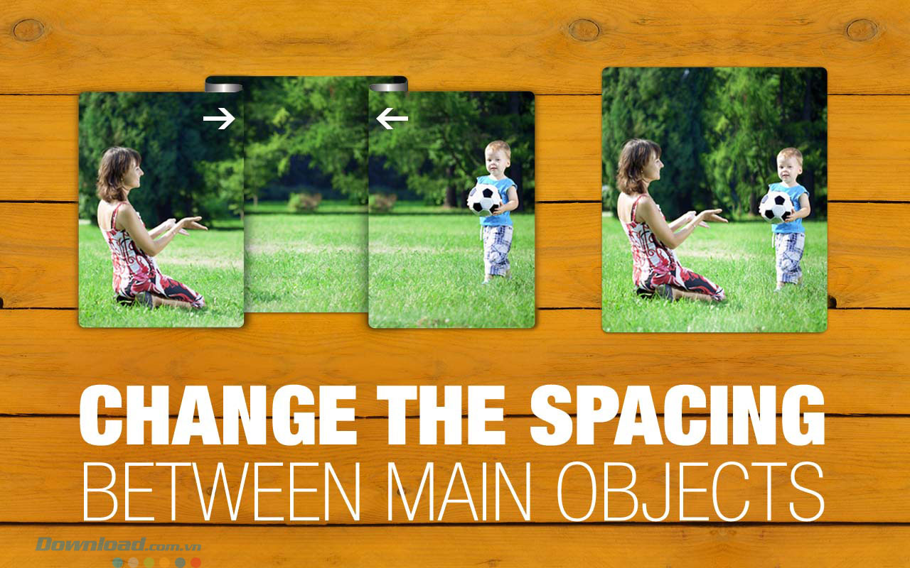 Thay đổi khoảng cách