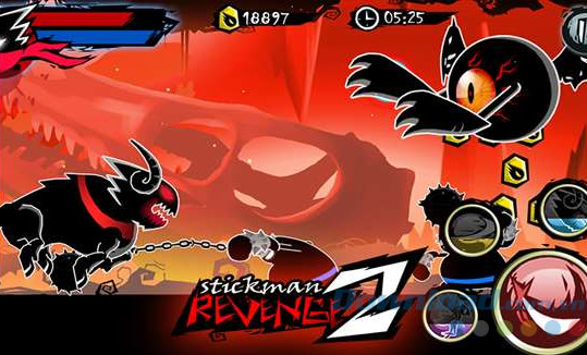 Giao diện chính của Stickman Revenge 2