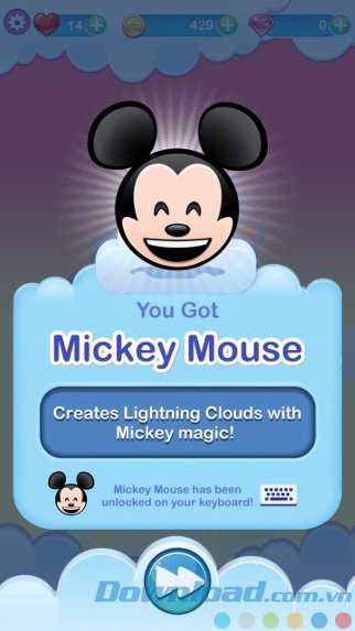 Thu thập Emoji nhân vật hoạt hình