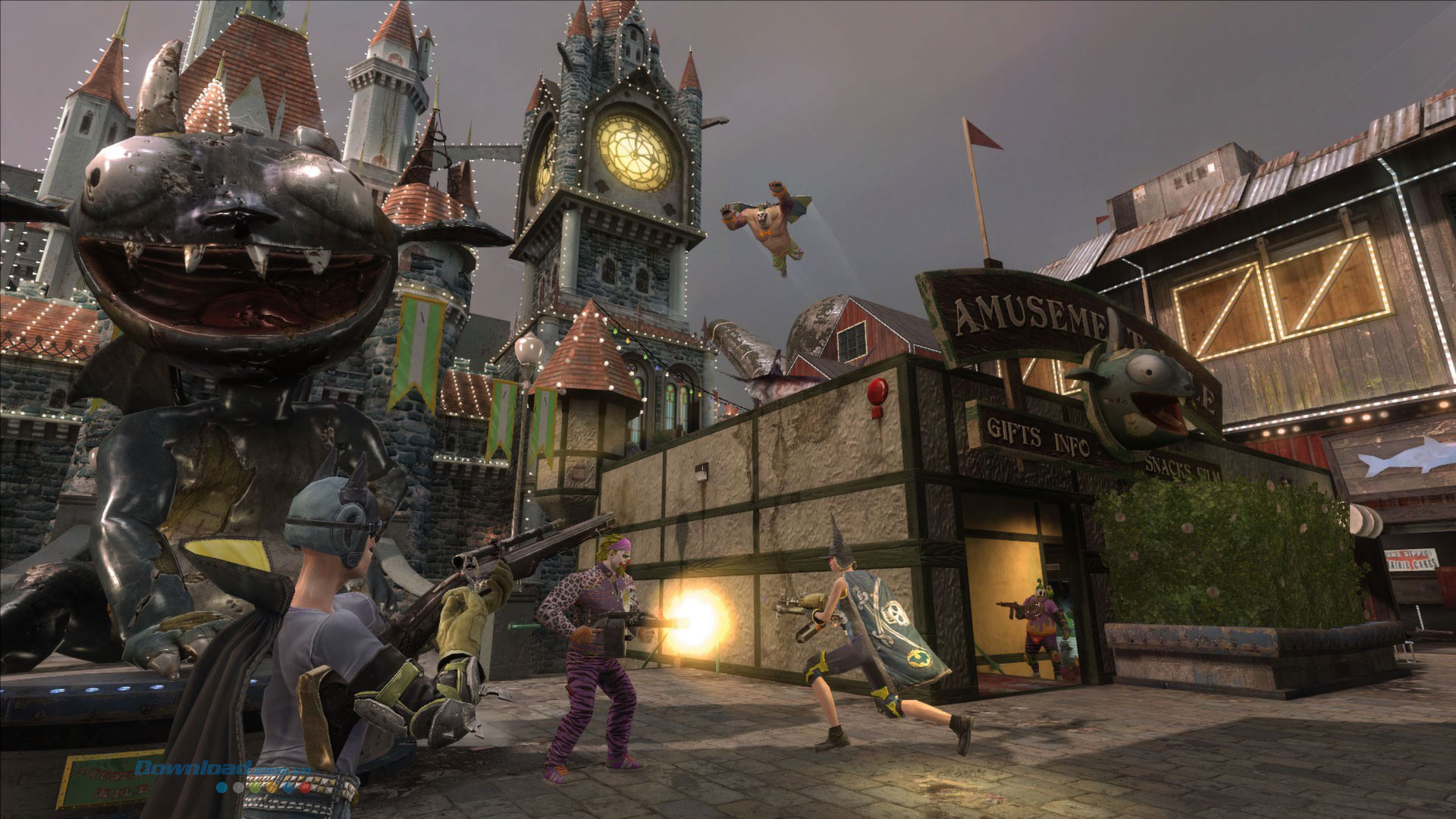 Địa điểm chiến đấu đa dạng Địa điểm chiến đấu đa dạng