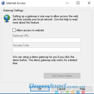 Thiết lập Internet