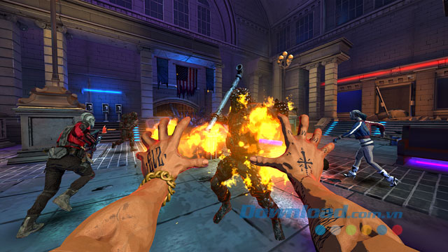 Giao diện chơi game Suicide Squad: Special Ops trên Android