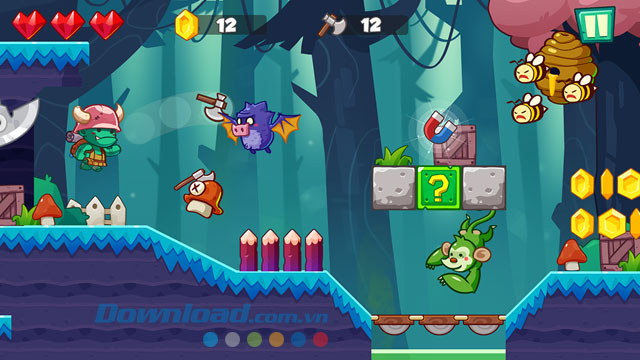Thu thập nhiều tiền vàng trong game