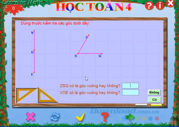 Nhận biết các góc