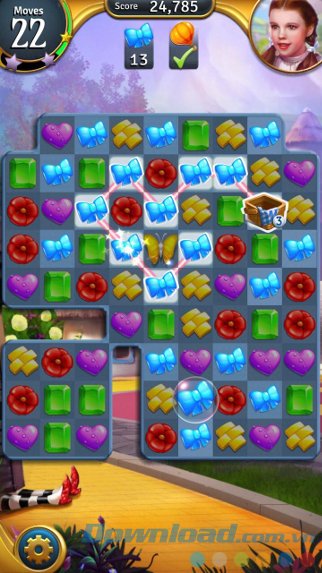 Đan xen phần chơi nối hình