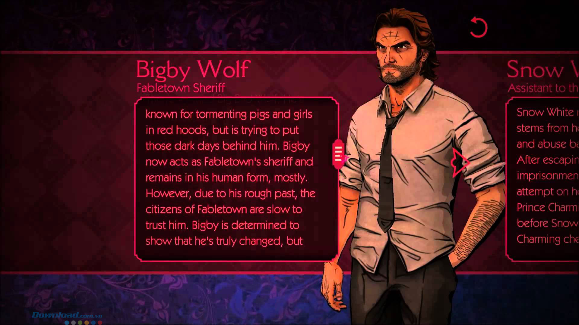 Nhân vật chính Bigby Wolf