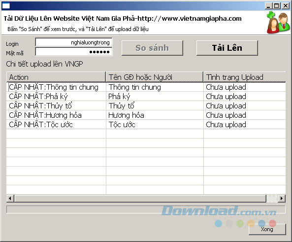 Cập nhật VNGP
