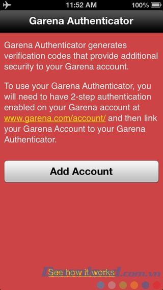 Bảo mật tài khoản Garena