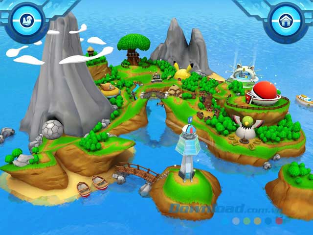 Hòn đảo Camp Pokémon xinh đẹp trong game