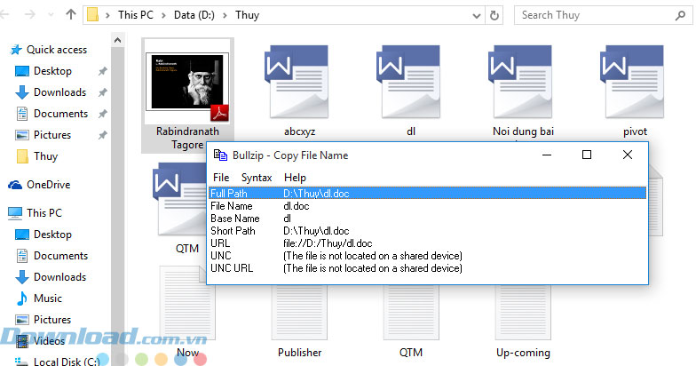 Chọn kiểu hiển thị tên Chọn kiểu hiển thị tên