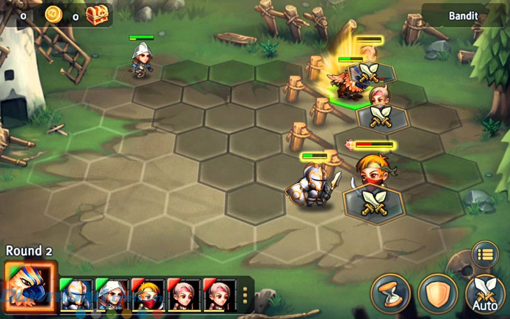 Bố trí đội hình chiến đấu