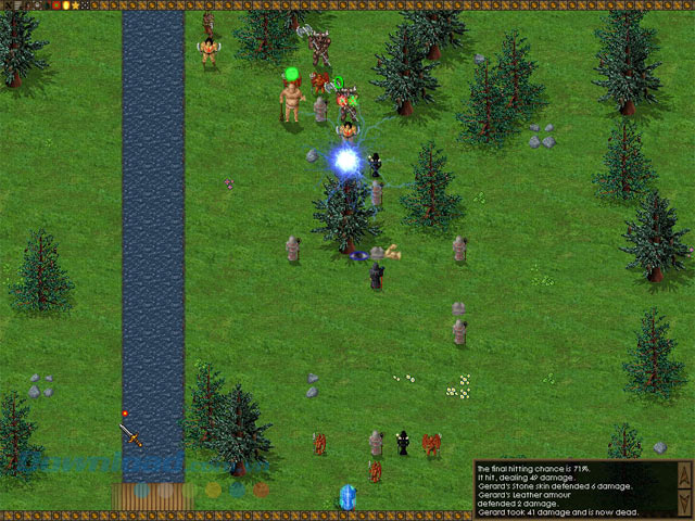 Sử dụng các phép thuật có hiệu ứng đẹp mắt trong game chiến thuật theo lượt Battles of Norghan