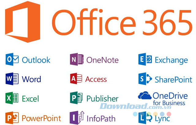 Microsoft Office 365 Professional Plus: Bộ ứng dụng văn phòng toàn diện trên đám mây. https://st.download.com.vn/data/image/2016/07/27/Office-365.jpg