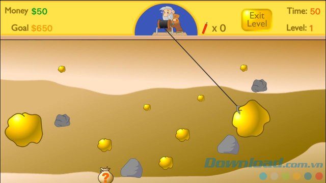 Game đào vàng miễn phí Happy Gold Miner cho Windows Phone