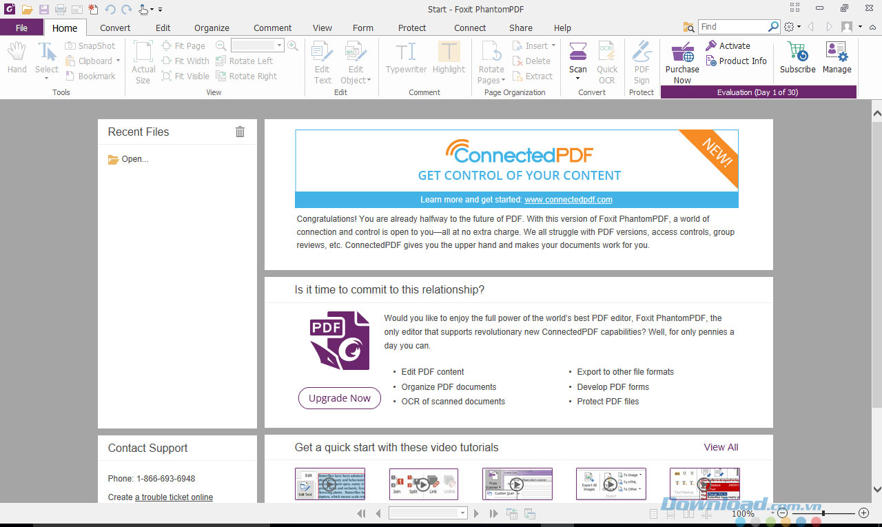 Giao diện PhantomPDF Business