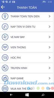 Thanh toán hóa đơn
