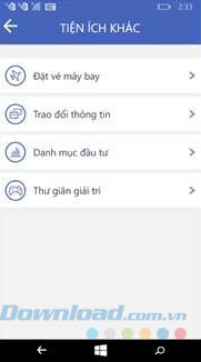 Tiện ích khác
