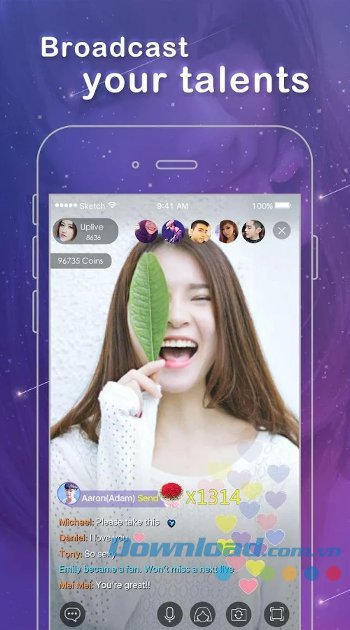 Chia sẻ tài năng và câu chuyện thú vị với bạn bè