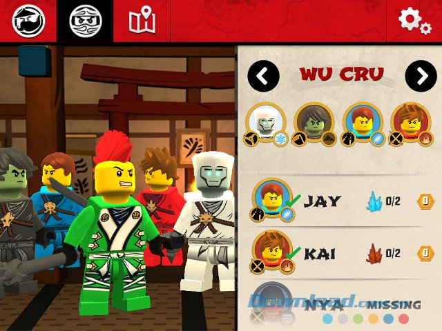 Gặp gỡ và chiến đầu bên cạnh nhiều anh hùng ninja