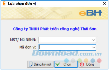 Lựa chọn đơn vị