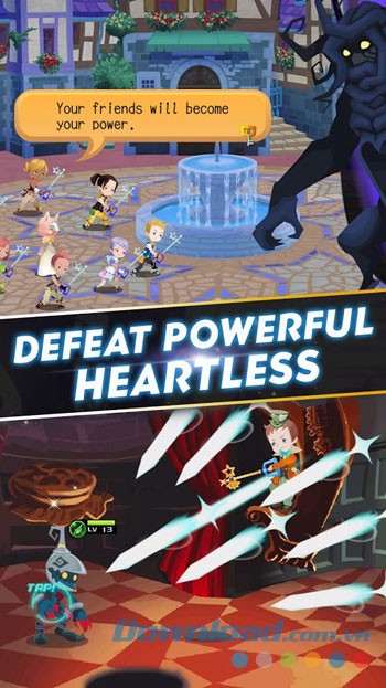 Đánh bại những kẻ thù độc ác và tàn nhẫn trong game