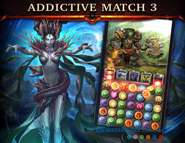 Sân chơi RPG kết hợp giải đố match-3 gây nghiện Sân chơi RPG kết hợp giải đố match-3 gây nghiện