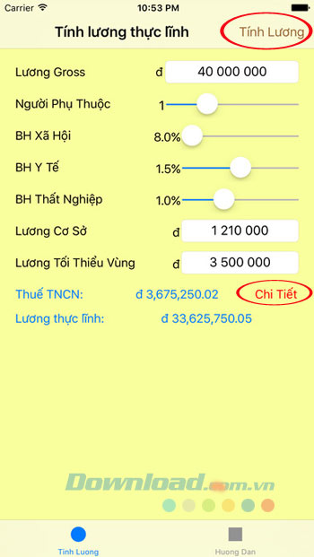 Tính lương