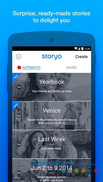 Tạo video ảnh tự động Tạo video ảnh tự động