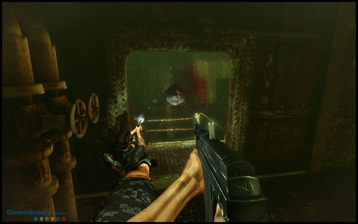 Chiến đấu trong nhiều khung cảnh dưới đại dương