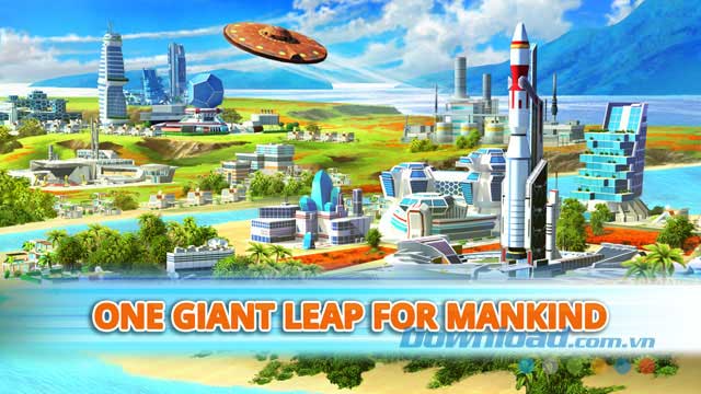 Giao diện chơi game Little Big City 2 trên Android