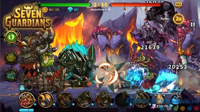 Chiến đấu với boss khủng