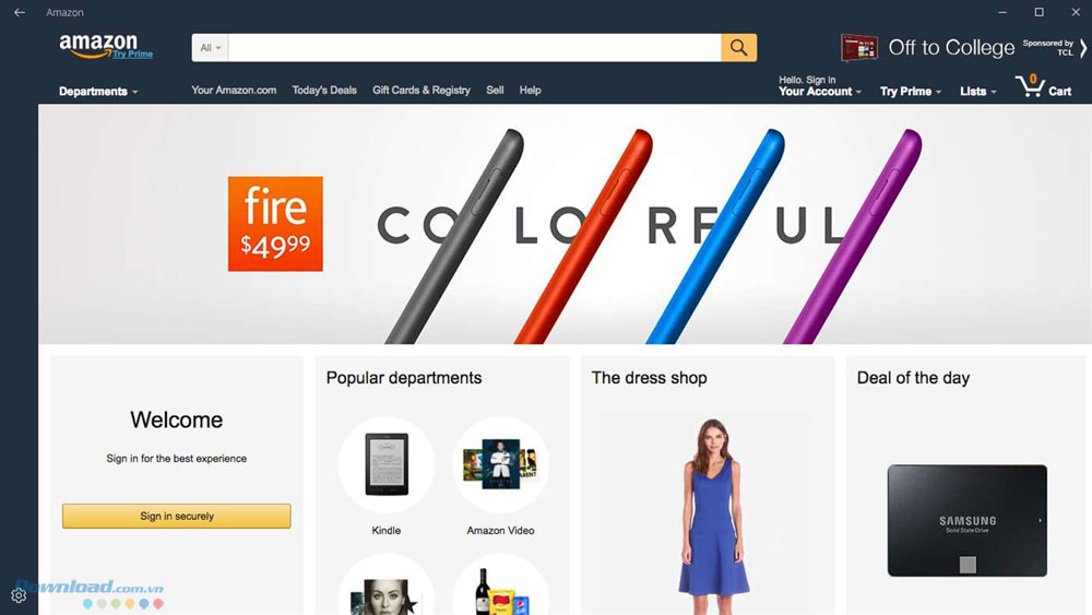 Truy cập tài khoản Amazon Truy cập tài khoản Amazon