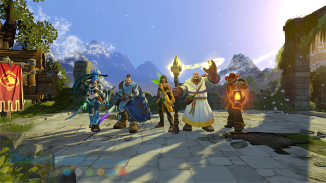 Lựa chọn các nhân vật có tuyệt chiêu khác nhau trong game chiến thuật nhập vai cho máy tính Champions of Anteria