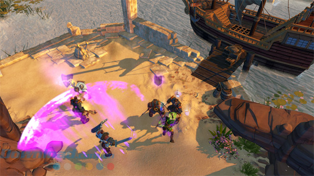 Tham gia vào các trận chiến quyết liệt trong game nhập vai chiến thuật cho máy tính Champions of Anteria