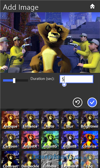 Thêm hình ảnh vào video với nhiều hiệu ứng