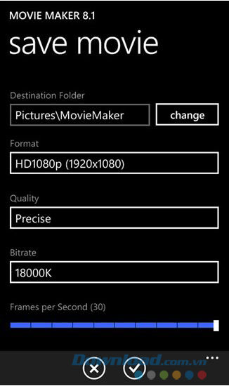 Lưu video vào thư mục tự chọn