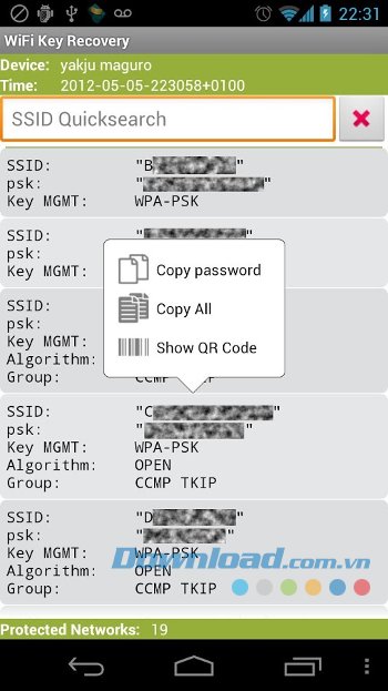Các tùy chọn sao chép và chia sẻ